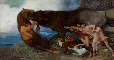 Fighting with a Monster by Rudolf Jettmar